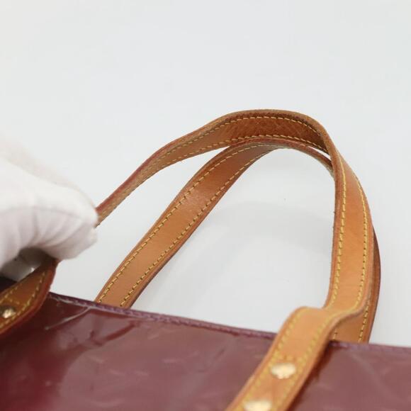 LOUIS VUITTON Monogram Vernis Reade MM Hand Bag Purple Viole M91087 - Picture 8 of 12